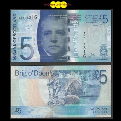2007 Bank of Scotland £5 - Bridge Series